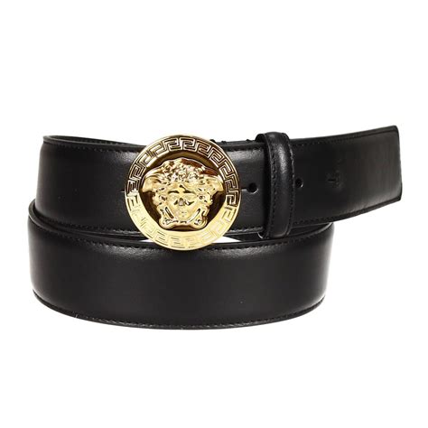 versace man's medusa belt|Versace belt outlet.